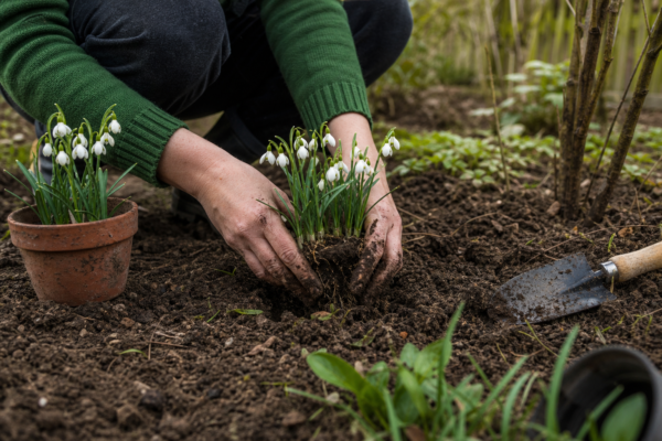 Ghiocel (Galanthus nivalis) – sfaturi pentru plantare, creștere și întreținere