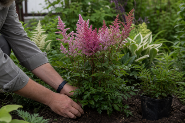 Astilbe (Astilbe arendsii) – sfaturi de plantare și îngrijire