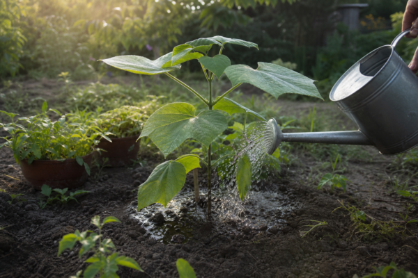 Paulownia tomentosa – plantare, udare și întreținere