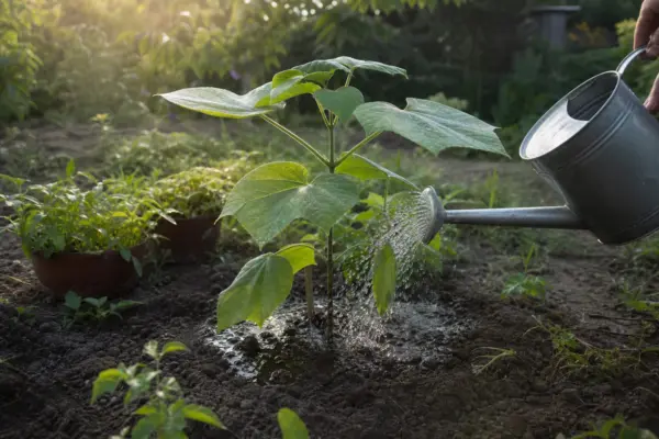 Paulownia tomentosa – plantare, udare și întreținere