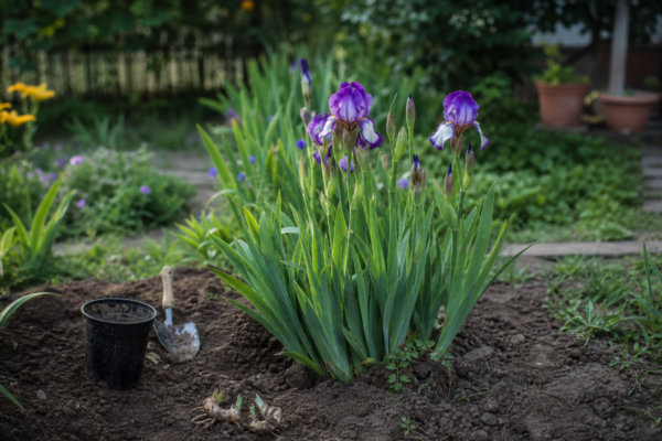 Iris germanica: cum se plantează și cum se îngrijește corect
