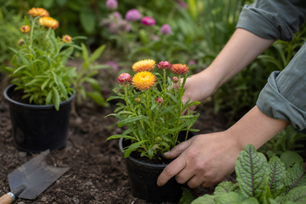 Flori de paie (Helichrysum bracteatum) – plantare și îngrijire pas cu pas