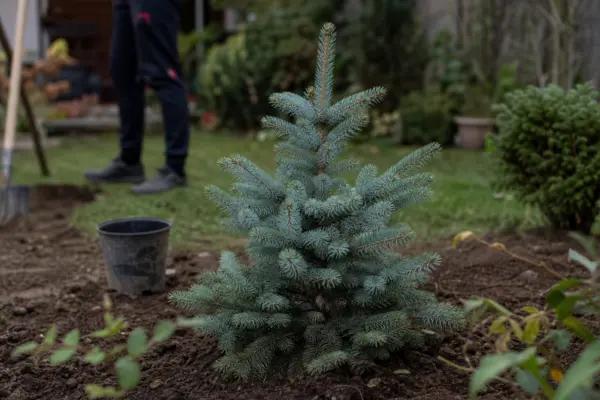 Molid argintiu (Picea pungens) – sfaturi de plantare și îngrijire