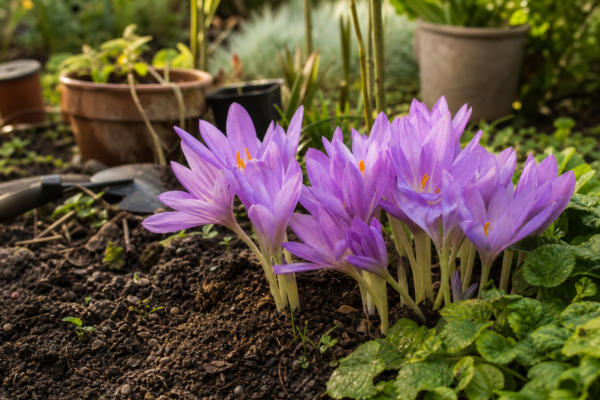 Brândușa de toamnă (Colchicum autumnale) – plantare și îngrijire pas cu pas