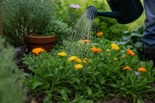 Galbenele (Calendula officinalis) – plantare, udare și întreținere